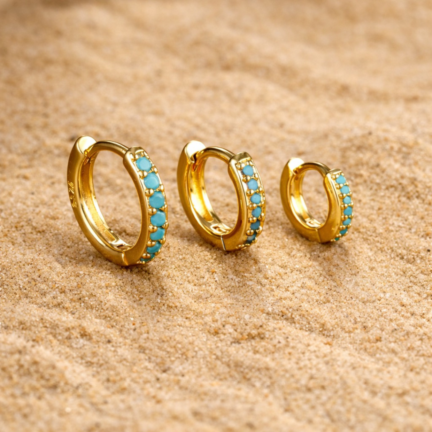 Turquoise Ember Earring