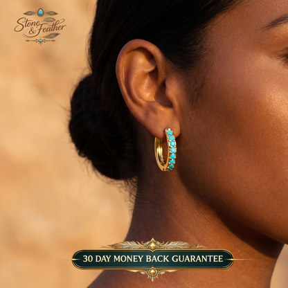 Turquoise Ember Earring