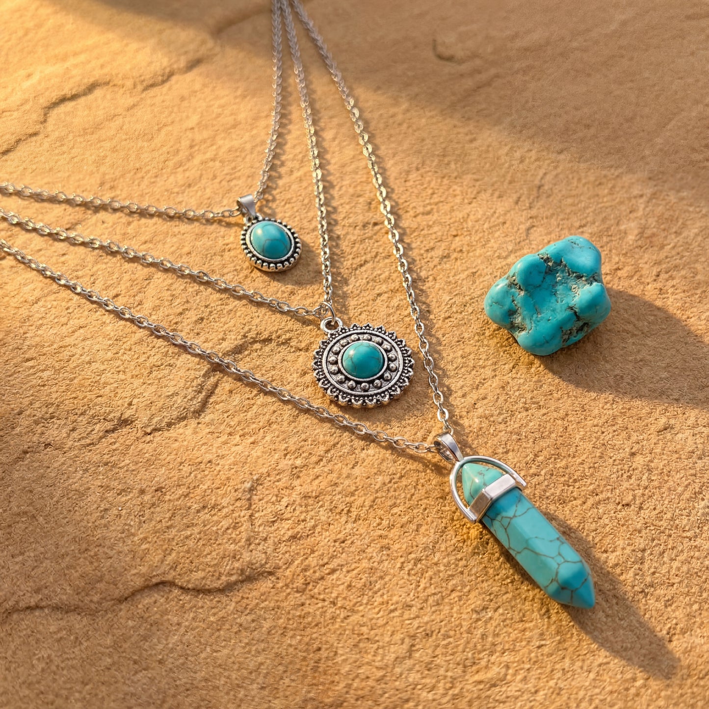 Sacred Stone Layer Necklace